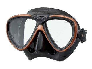 Tusa M 211 Black Freedom One Scuba Diving and Snorkeling Mask   Fishtail Blue/Black