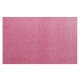 Light Pink Polyester Area Area Rug (32 x 48)