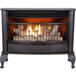 Emberglow 25,000 BTU Vent Free Dual Fuel Gas Stove with Thermostat VFS25NLA