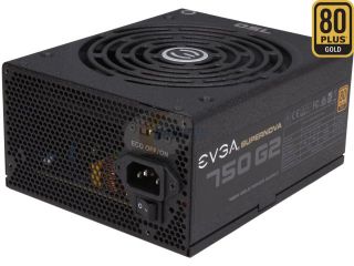 EVGA 120 G1 0750 XR 80 PLUS GOLD 750 W 10 yr Warranty Fully Modular NVIDIA SLI Ready and Crossfire Support Continuous Power Supply