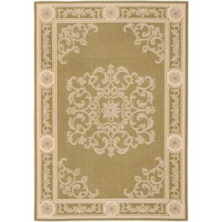 Safavieh Courtyard Olive/Natural 4 ft. x 5 ft. 7 in. Indoor/Outdoor Area Rug CY2914 1E06 4