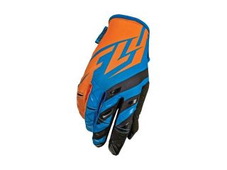 Fly Racing Kinetic Gloves Blue/Orange/Black Sz 5 368 41705