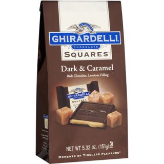 Ghirardelli Chocolate Squares 60% Cacao Dark Chocolate W/Caramel Chocolate, 5.32 oz