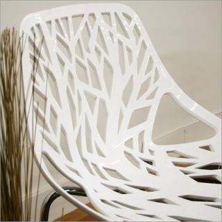 Wholesale Interiors Baxton Studio Birch Sapling Dining Chair in White