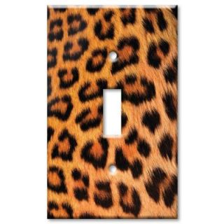 Art Plates Leopard Fur Print 1 Toggle Wall Plate S 671