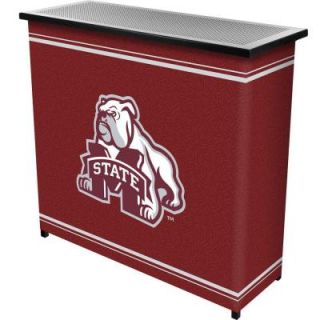 Trademark 2 Shelf 39 in. L x 36 in. H Mississippi State University Portable Bar with Case LRG8000 MSU