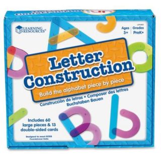 Learning Resources Letter Construction Activity Set   Theme/subject Learning   Skill Learning Letter Recognition, Alphabet, Mathematics, Uppercase Letters, Lowercase Letters   3+ (lrn 8555)