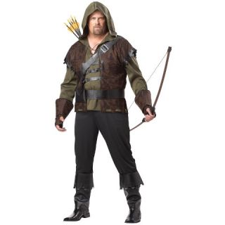 Mens Robin Hood Plus Costume   One Size Fits Most