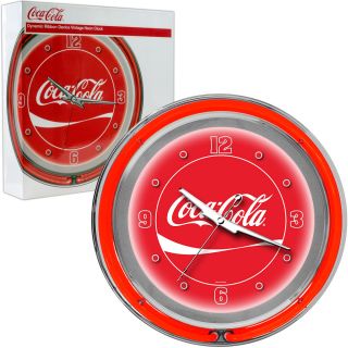 Red Coca Cola Double Ring Neon Clock   Shopping   Great