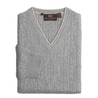 Hickey Freeman Cashmere Cable Sweater (For Men) 4336C
