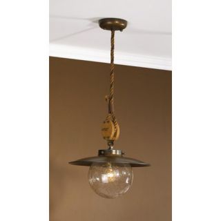 Lustrarte Lighting Nautic Cadernal 1 Light Pendant