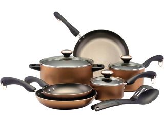 Paula Deen 21458 11 Piece Set Brown with Copper Accents   Copper