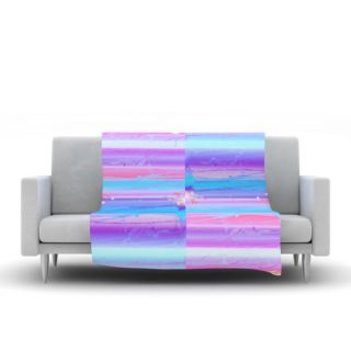 Drip Dye by Nina May Fleece Throw Blanket by KESS InHouse