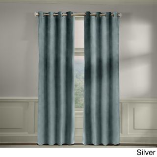 Grand Luxe Velvet Soft Luxury Grommet Top Curtain Panel  