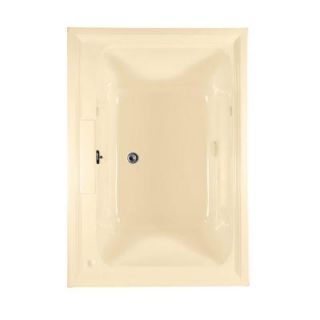American Standard Town Square EverClean 5 ft. Air Bath Tub with Chromatherapy in Bone 2748.068C.K2.021