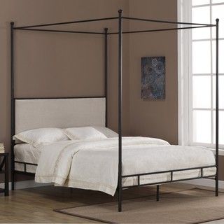 Lauren Upholstered Queen size Canopy Bed  ™ Shopping