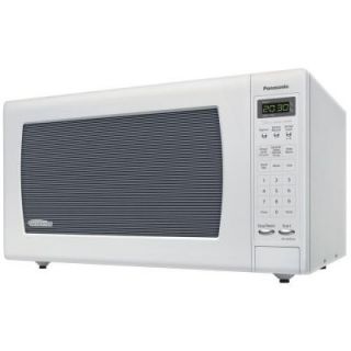 Panasonic 2.2 cu. ft. 1250 Watt Countertop Microwave in White with Sensor Cooking and Inverter Technology NN SN933W