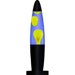 Creative Motion 16" Peace Motion Lamp, Yellow and Blue