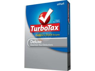 Intuit Turbotax Deluxe Federal 2012  Software