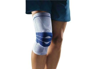 Bauerfeind GenuTrain Knee Support, Loose Circumference in Inches  18 1/8    19 1/4, 5 above knee   22   23 1/4, Color Titanium