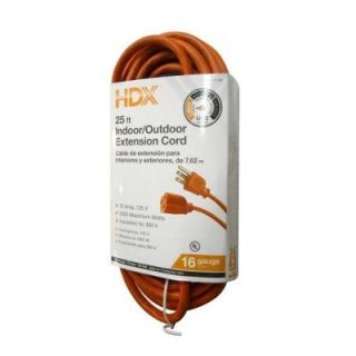 HDX 25 ft. 16/3 Extension Cord AW62601
