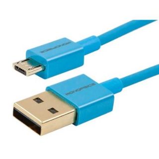 Premium USB to Micro USB Charge & Sync Cable 3ft   Blue