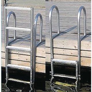 Dock Edge Welded Aluminum Slide Up Dock Ladder