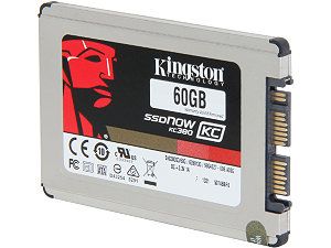 Kingston SSDNow KC380 1.8" 60GB Micro SATA 6Gb/s Internal Solid State Drive (SSD) SKC380S3/60G