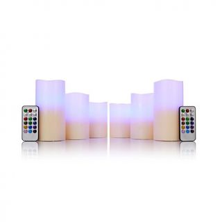 Jeffrey Banks 6 piece Flameless Color Changing LED Candles   7781899