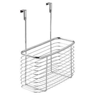 InterDesign Axis Over the Cabinet X7 Storage Basket   Chrome (14