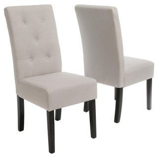 Taylor Fabric Dining Chair Wood (Set of 2)   Christopher Knight Home