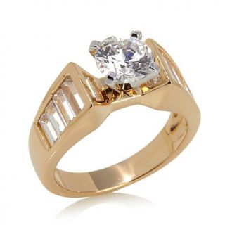 2.88ct Absolute™ Round with Baguette Detail Ring   7838533