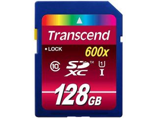 Transcend 128GB Secure Digital Extended Capacity (SDXC) Class 10 UHS I 600x (Ultimate) Model TS128GSDXC10U1