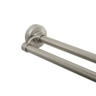 Zenith 72 in Brushed Nickel Adjustable Shower Rod