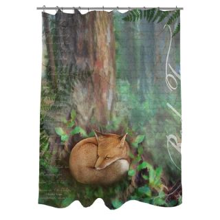 71 x 74 inch Abstract Branches Shower Curtain