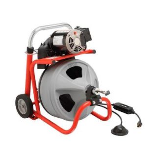 RIDGID K 400 with C 45 IW Drum Machine for 1 1/2 in. to 4 in. Drain Lines 26998