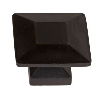 GlideRite 1.375 inch Oil Rubbed Bronze Square Cabinet Knobs (Case of
