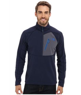 the north face tech 100 1 2 zip cosmic blue