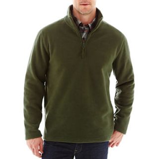 St. Johns Bay® Long Sleeve Quarter Zip Fleece Jacket
