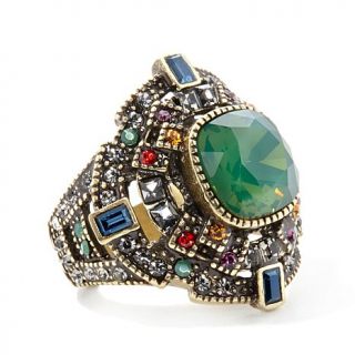 Heidi Daus "The Regent" Geometric Disc Ring   7611063