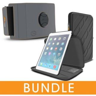roocase iPad Air 2 Orb Bundle, Exec Portfolio Case for Apple iPad Air 2 (2014) with Orb Strap Holder   Rotating and Detachable iPad Air 2 Shell Case [Patented Orb System]