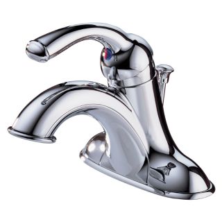 Delta East Street Chrome 1 Handle 4 in Centerset WaterSense Bathroom Faucet (Drain Included)