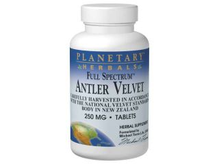 Planetary Herbals, Full Spectrum Antler Velvet 250 mg 60 Tablets