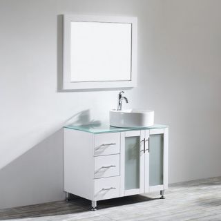 Vinnova Tuscany 36 Single Vanity Set with Mirror