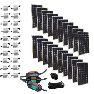 Grape Solar 5.3 Kilowatt Grid Tie Solar Electric Power Kit