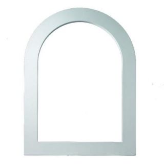 Fypon 25 1/8 in. x 61 1/8 in. x 1 in. Polyurethane Flat Trim for Cathedral Louver Gable Vent CLV18X54X4F