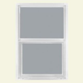JELD WEN 26.5 in. x 37.5 in. Builders Atlantic Single Hung Aluminum Window   White 404265