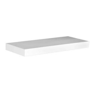 Southern Enterprises Milson 10 in. x 36 in. White Floating Decorative Shelf HD073637