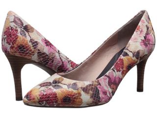 Rockport Total Motion 75mm Pointy Toe Pump Pink Floral Leather