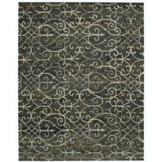 Nourison Tahoe Modern Charcoal 3 ft. 9 in. x 5 ft. 9 in. Area Rug 180858